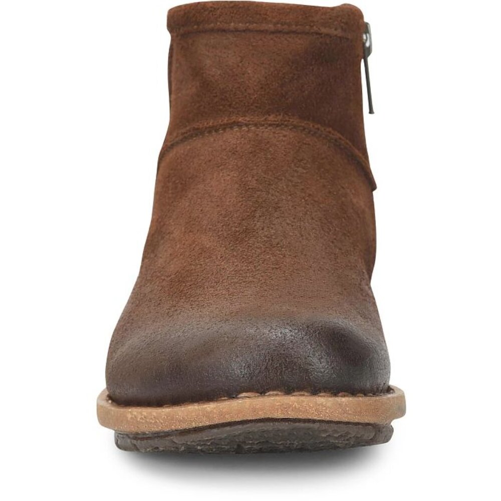NEW BORN Made In Mexico Suede Tinley Distressed Comfort Booties 1125 5m3 - Picture 4 of 9